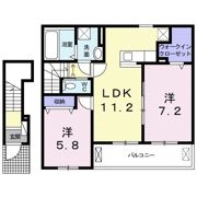ハッピーライフⅡの間取り画像