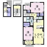 ディフォーレの間取り画像