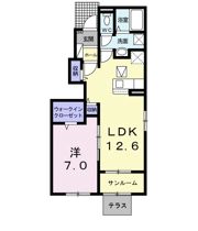 カーサはなの間取り画像