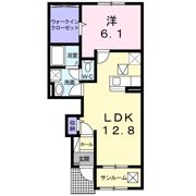 プラシード（大和郡山市）の間取り画像