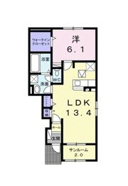シャルマン Ace－Ⅱの間取り画像