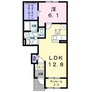 リヴェール伏原の間取り画像