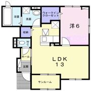 パイン ビューティー ハイツⅠの間取り画像
