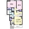 アンジュ ハウス Ⅱの間取り画像