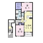 フィールド サンⅢ Bの間取り画像