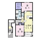 フィールド サンⅢ Bの間取り画像