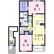 ミルボヌールCの間取り画像