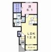 ウエスト タウンⅡの間取り画像