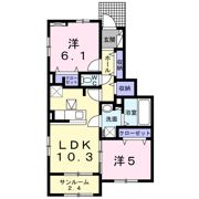 ベース 優の間取り画像