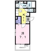 シャンテハウス中根Ⅲの間取り画像