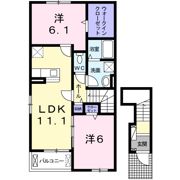 ブリリアント Ⅰの間取り画像