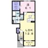 アリア Ⅱの間取り画像