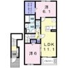 アリア Ⅱの間取り画像