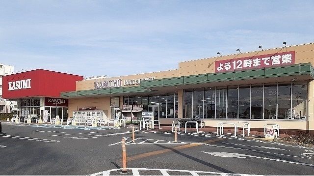 近くのカスミまで1,000m(徒歩13分)
