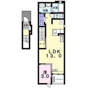 メゾン ド フランⅡ Aの間取り画像