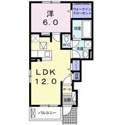 ベル ピエスの間取り画像