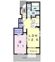 オリーブ Ⅱの間取り画像