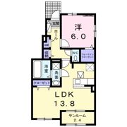 カーサ・グラシオ Ⅰの間取り画像