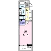 クレメント名取Ⅲの間取り画像
