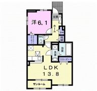シャトー ドゥ 湊Ⅲの間取り画像