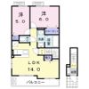シャトー ドゥ 湊Ⅴの間取り画像