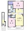 ルルタンBの間取り画像