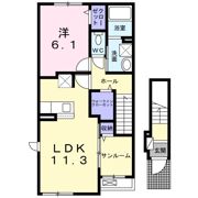 ル・ソレイユの間取り画像