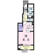 クレストール ステージアの間取り画像