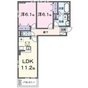 コリーナ アルモ Fの間取り画像