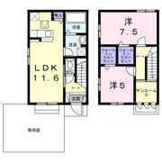 コリーナ アルモ Bの間取り画像