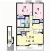 アサヒハイツの間取り画像