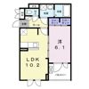 ラフィネ ドゥの間取り画像