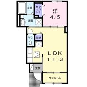 ベル ソレイユの間取り画像