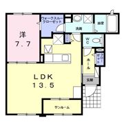 プレミアムガーデンⅠの間取り画像