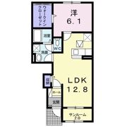 アイユー ホームⅠの間取り画像