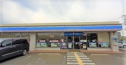 近くのローソン 日高上鹿山店まで400m(徒歩5分)