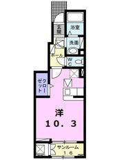 グリーン・パレス岡宮Ⅰの間取り画像