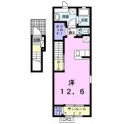 グリーン・パレス岡宮Ⅰの間取り画像