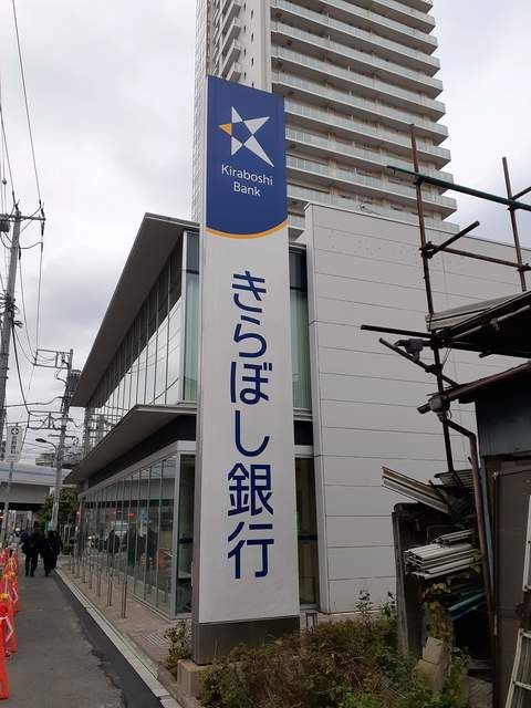 近くのきらぼし銀行まで1,114m（徒歩14分）