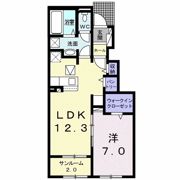 ラビァン ローズ Bの間取り画像