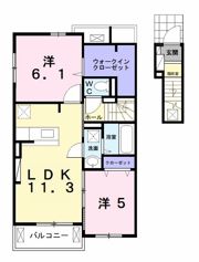 メゾン ノース ショアⅠの間取り画像