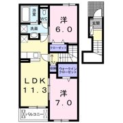 フランフラワーBの間取り画像