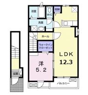 セードル モンテーニュの間取り画像