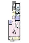 ビエント紫風Ⅷの間取り画像