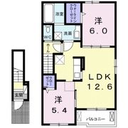 M’s 雅 Bの間取り画像