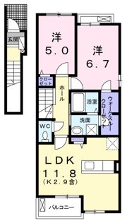 カリーノⅤの間取り画像