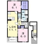 ローレルⅠの間取り画像