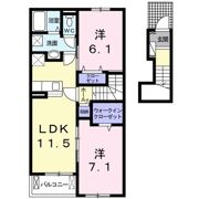 リアン レーヴⅠの間取り画像