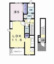 レネージュ Bの間取り画像