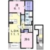 バンブー ケンの間取り画像